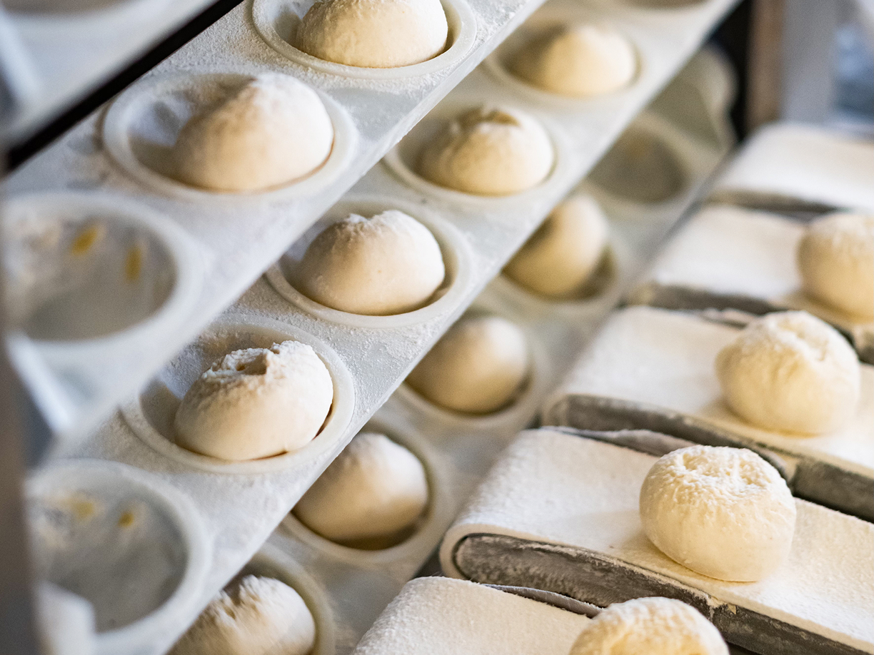 Teiglinge in Produktion